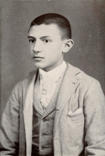 Pablo Picasso, aged 15 by Spanish Photographer